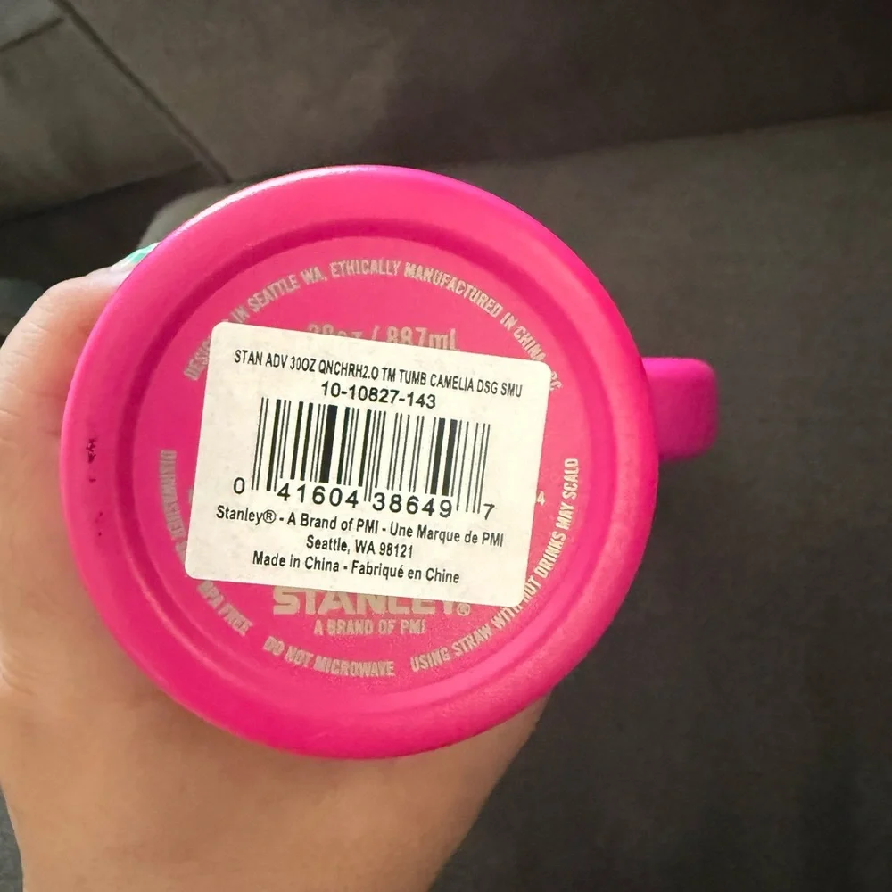 Stanley Camelia Pink Quencher H2O Tumbler 30oz. - Pink - Picture 2 of 5